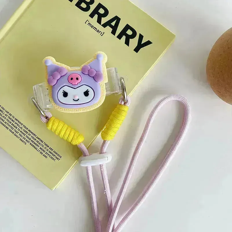 Kuromi and Cinnamoroll Phone Back Clip & Strap