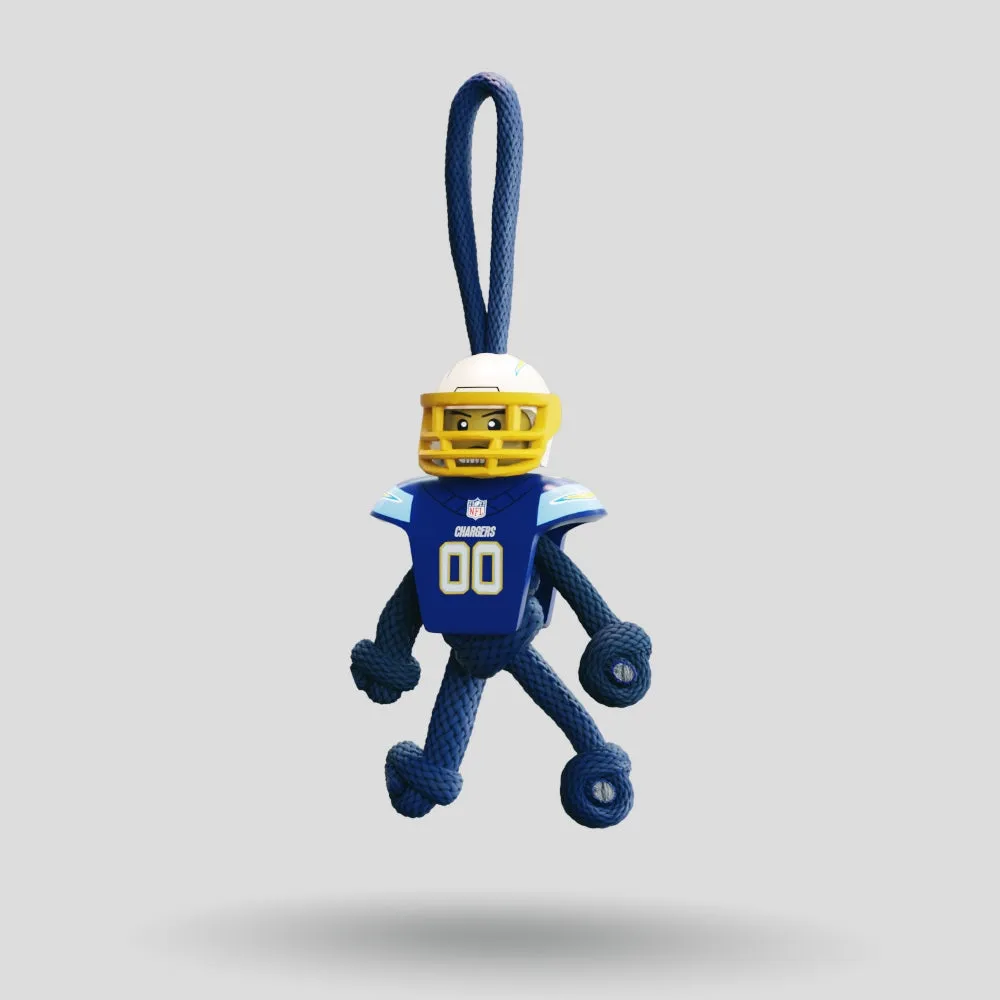 LA Chargers Paracord Buddy Keychain