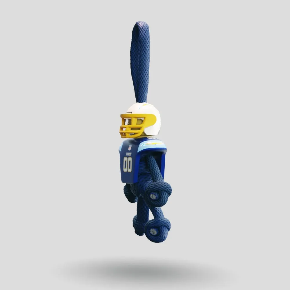 LA Chargers Paracord Buddy Keychain