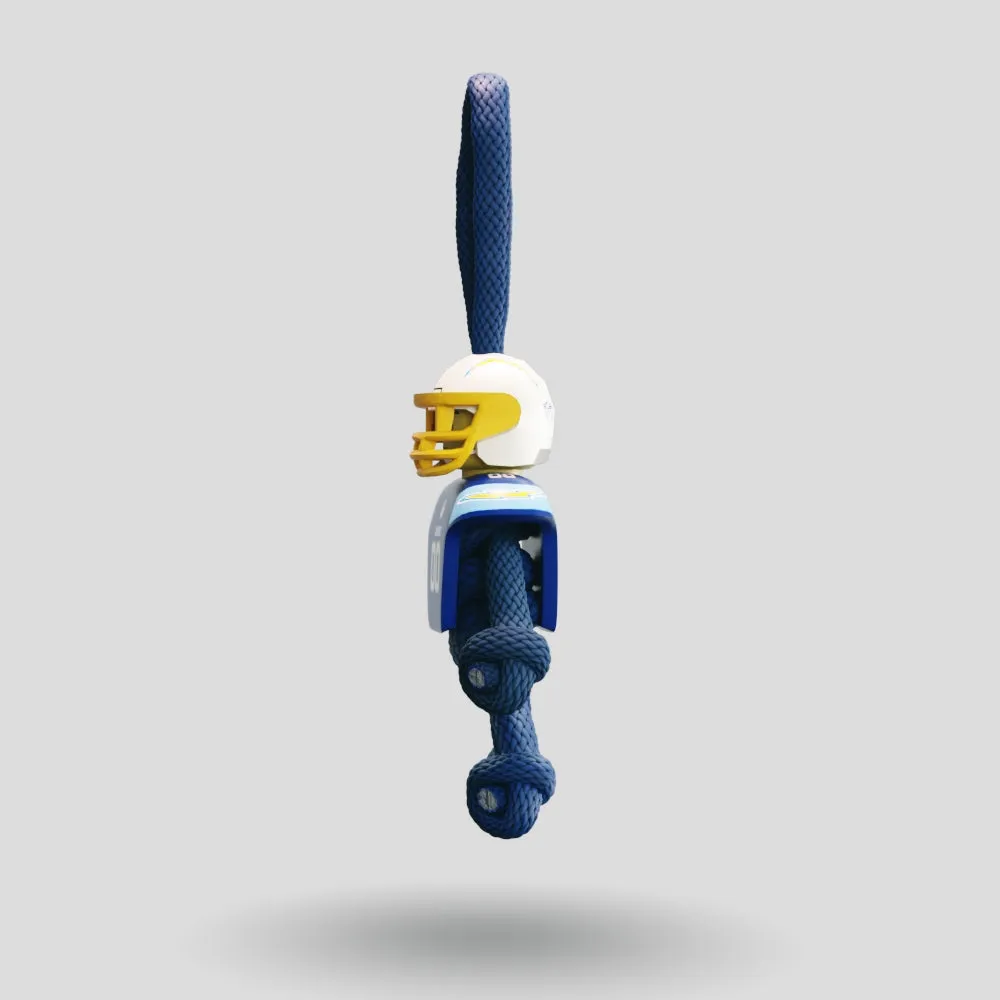LA Chargers Paracord Buddy Keychain