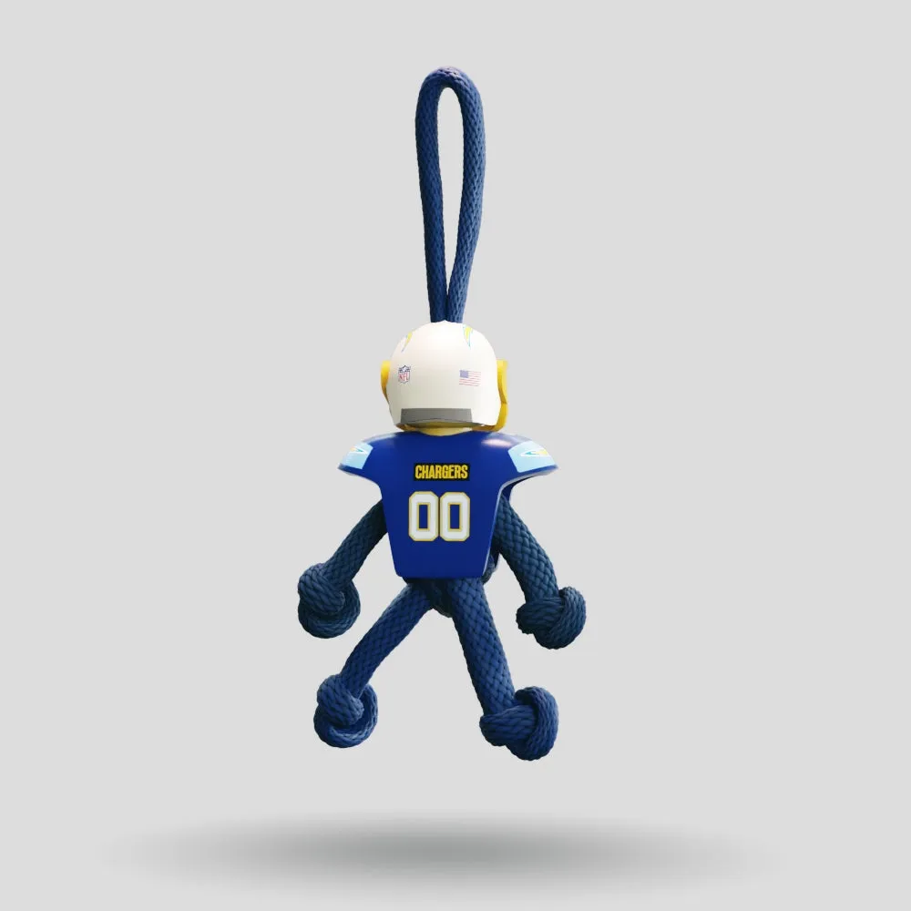 LA Chargers Paracord Buddy Keychain