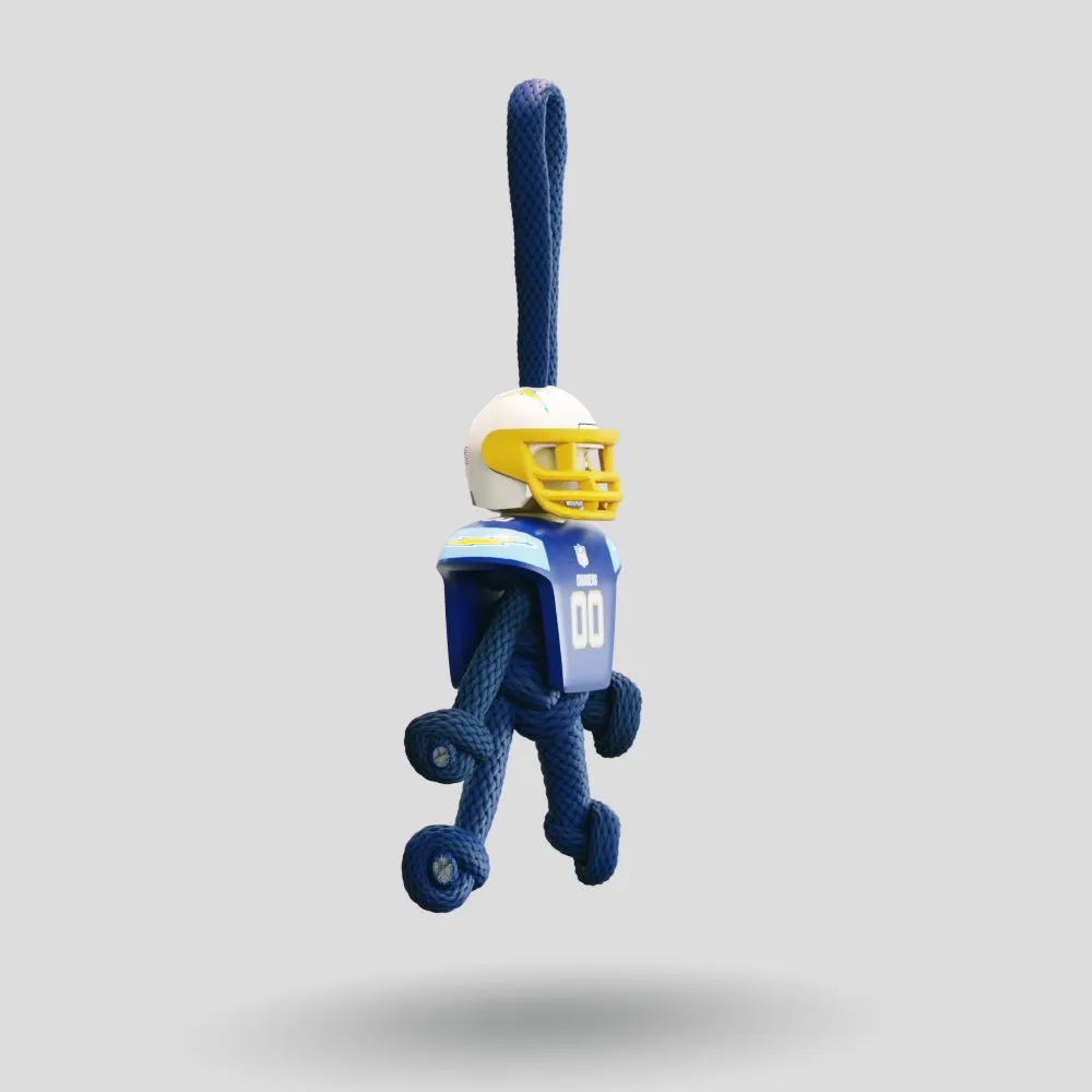 LA Chargers Paracord Buddy Keychain