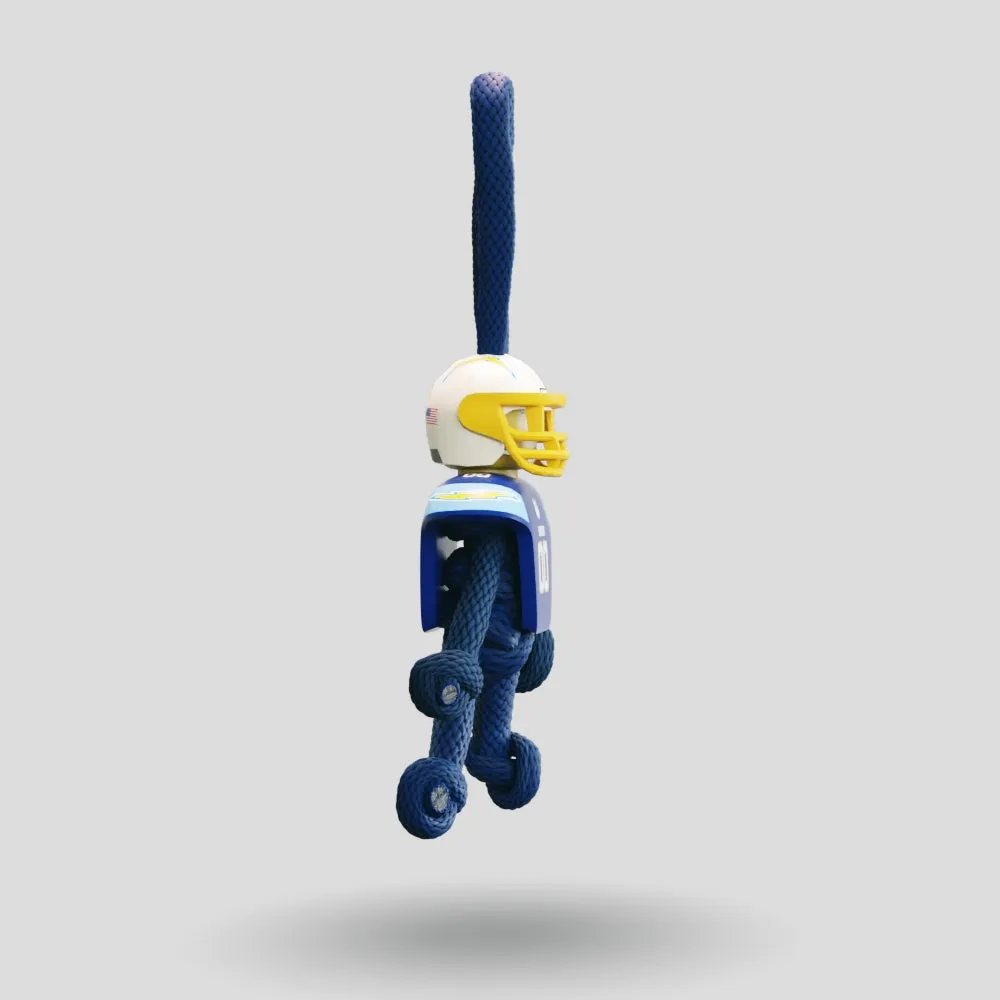 LA Chargers Paracord Buddy Keychain