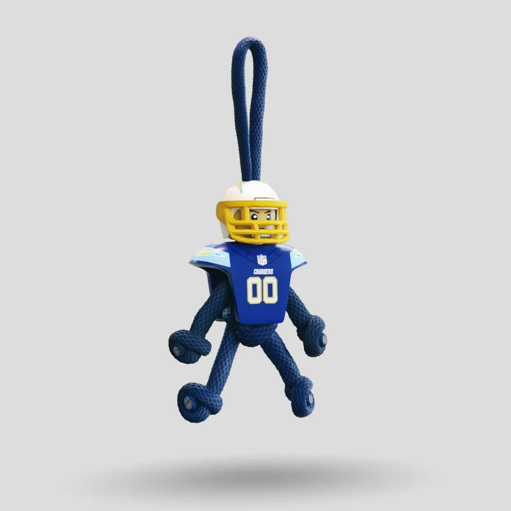 LA Chargers Paracord Buddy Keychain