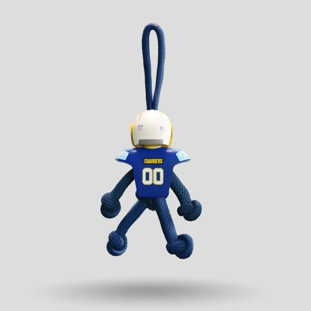 LA Chargers Paracord Buddy Keychain