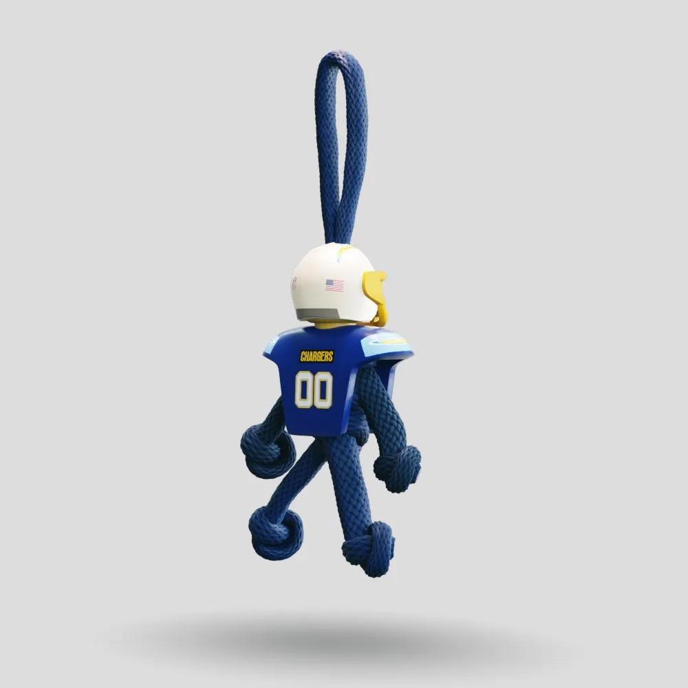 LA Chargers Paracord Buddy Keychain