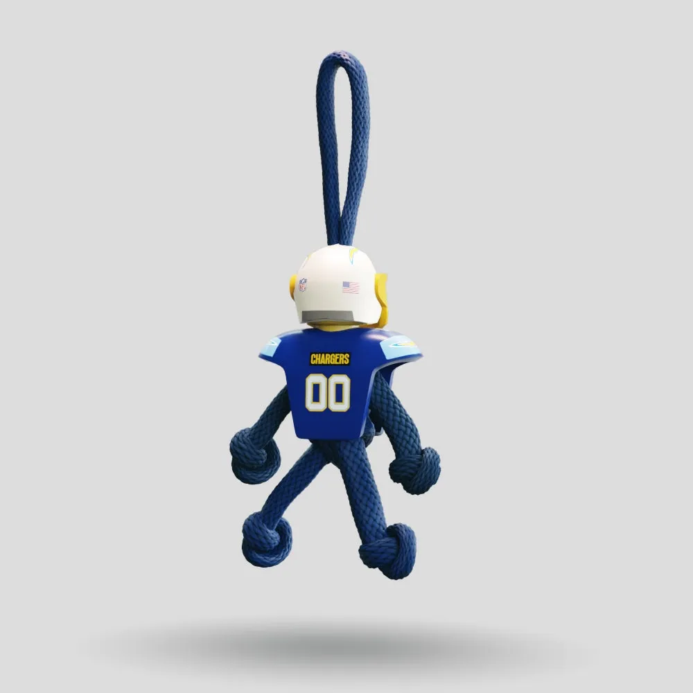 LA Chargers Paracord Buddy Keychain