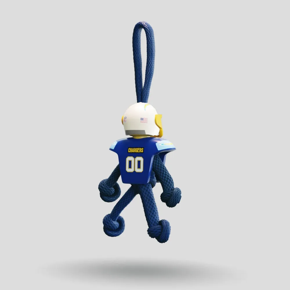LA Chargers Paracord Buddy Keychain