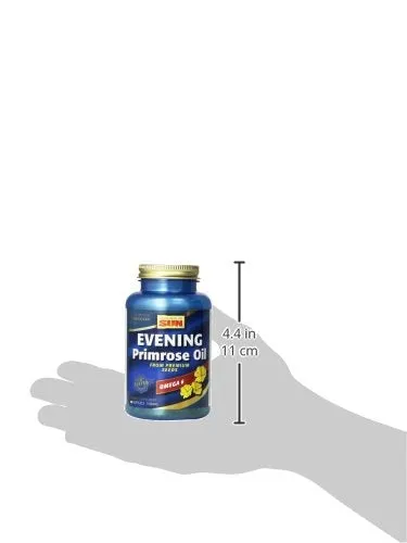 La Salud desde el sun Evening Primrose Oil 1300 mg, 60-Count (Pack de 2)