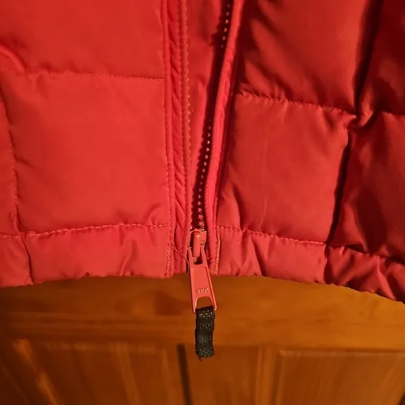 Ladies Columbia Pink Puffer Jacket Quilted Down Insulation