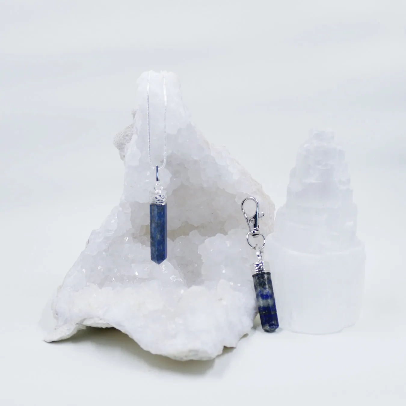 Lapis Lazuli Necklaces and Clip | 2 Piece Set