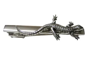 Large Lizard Gecko Square Tie Clip