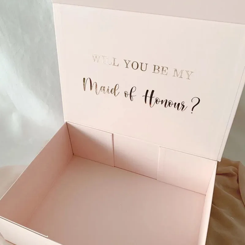 Large Personalized Luxury Gift Box - Pink