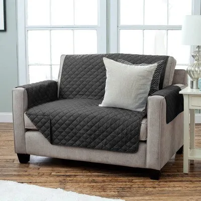 Lauren Taylor - Diamond Quilted Loveseat Slipcover
