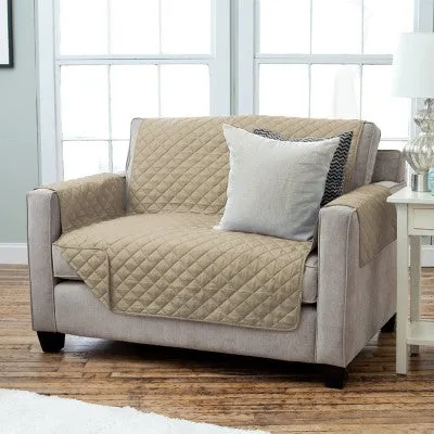 Lauren Taylor - Diamond Quilted Loveseat Slipcover
