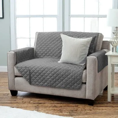Lauren Taylor - Diamond Quilted Loveseat Slipcover