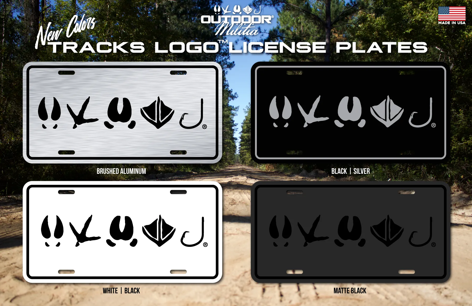 LICENSE PLATE | TRACKS LOGO