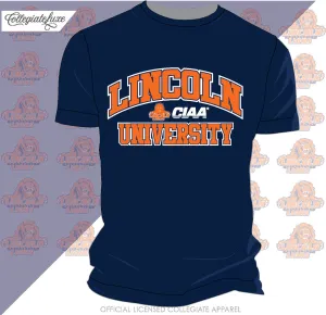 LINCOLN | 1854 Univ Arch | Navy Unisex tees (z)
