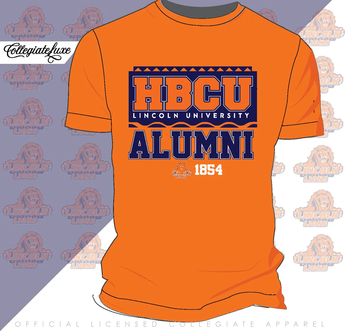 LINCOLN | 90s ALUMNI | Orange Unisex Tees (DK)