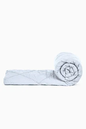 Linen Vibrant Hand Quilted Quilt-Vanilla Sky