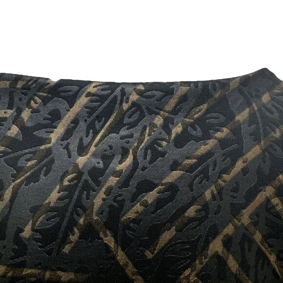 LIOR Paris Jacket Size Large Womens Modern Artsy Black Tan Geo Print