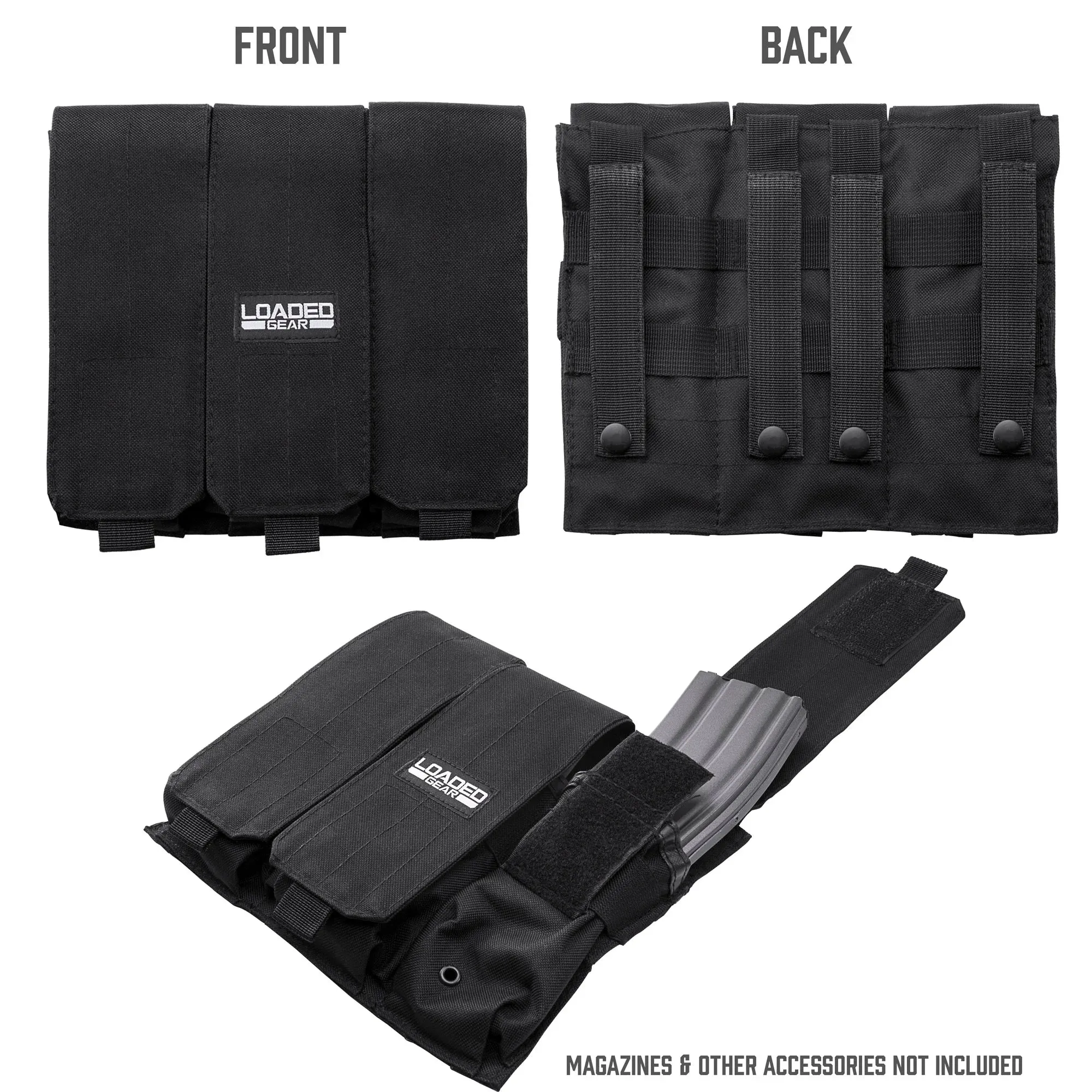 Loaded Gear VX-300 Tactical Vests | Black, OD Green, Dark Earth | BI12256, BI12286, BI12308