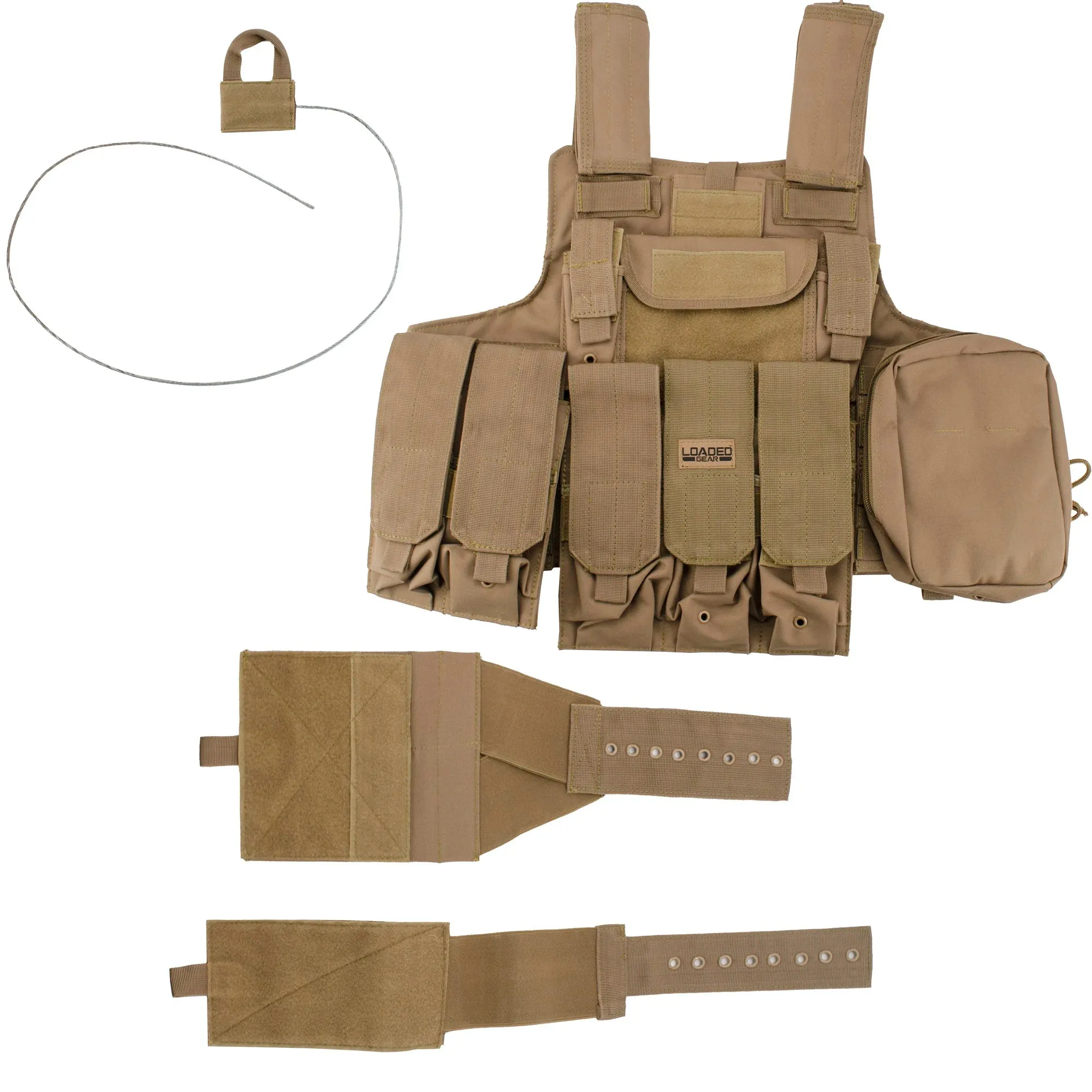 Loaded Gear VX-300 Tactical Vests | Black, OD Green, Dark Earth | BI12256, BI12286, BI12308