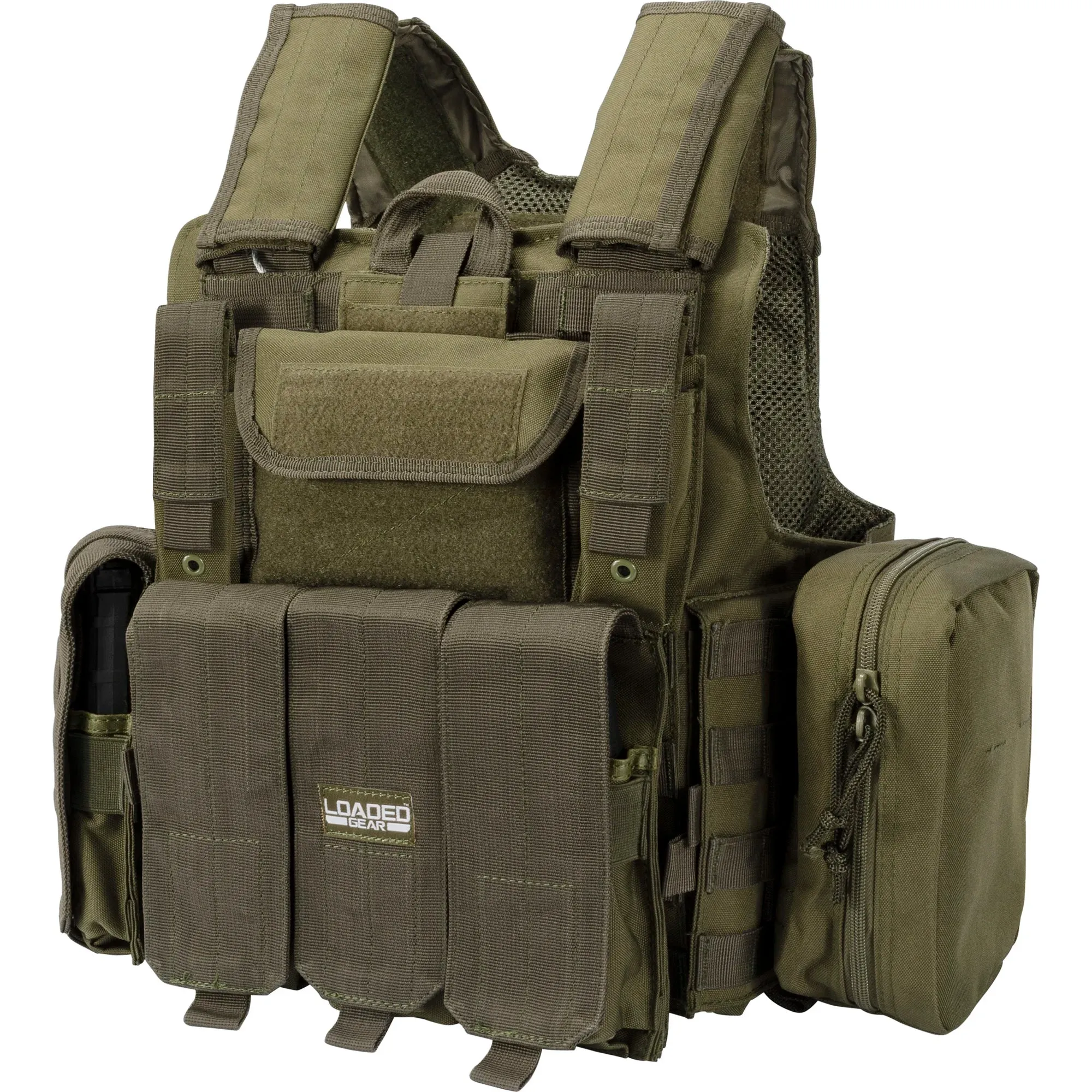 Loaded Gear VX-300 Tactical Vests | Black, OD Green, Dark Earth | BI12256, BI12286, BI12308
