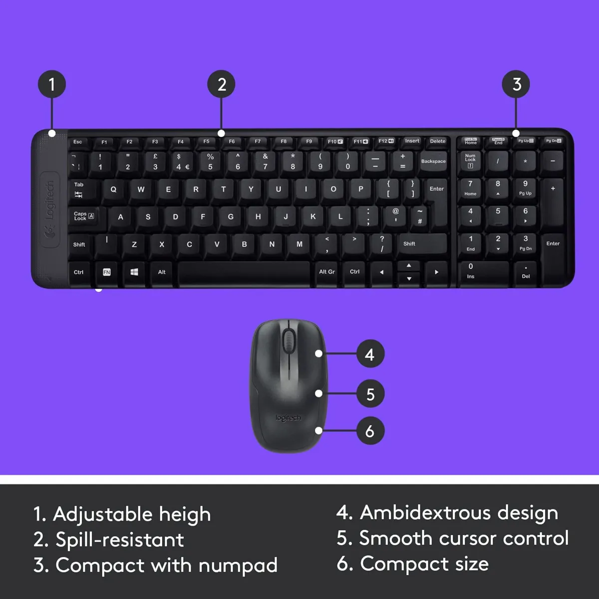 Logitech MK220 Wireless Combo