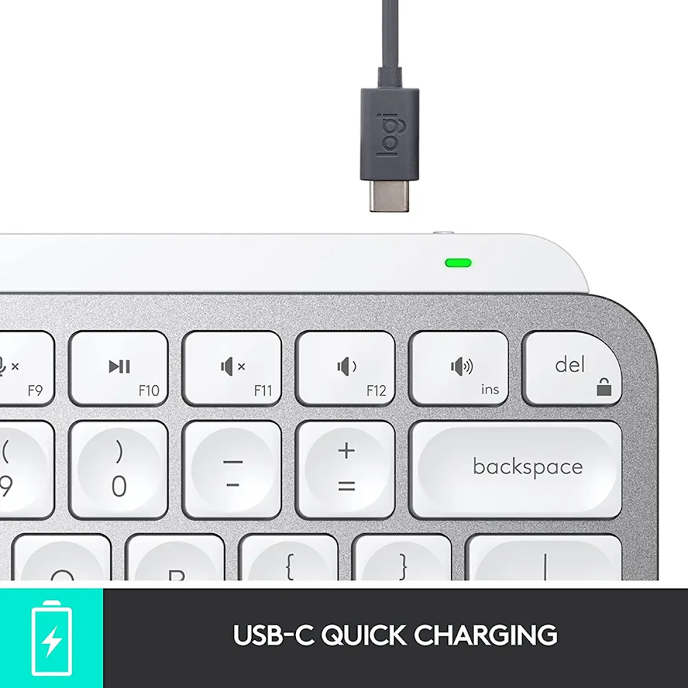 Logitech Mx Keys Mini For Business - Pale Grey (Bolt With 2 Years Warranty)