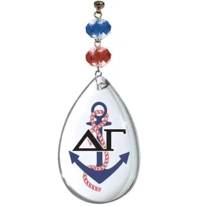 Logo Crystal - Badge- Delta Gamma (Set of 3) MAGNETIC ORNAMENT