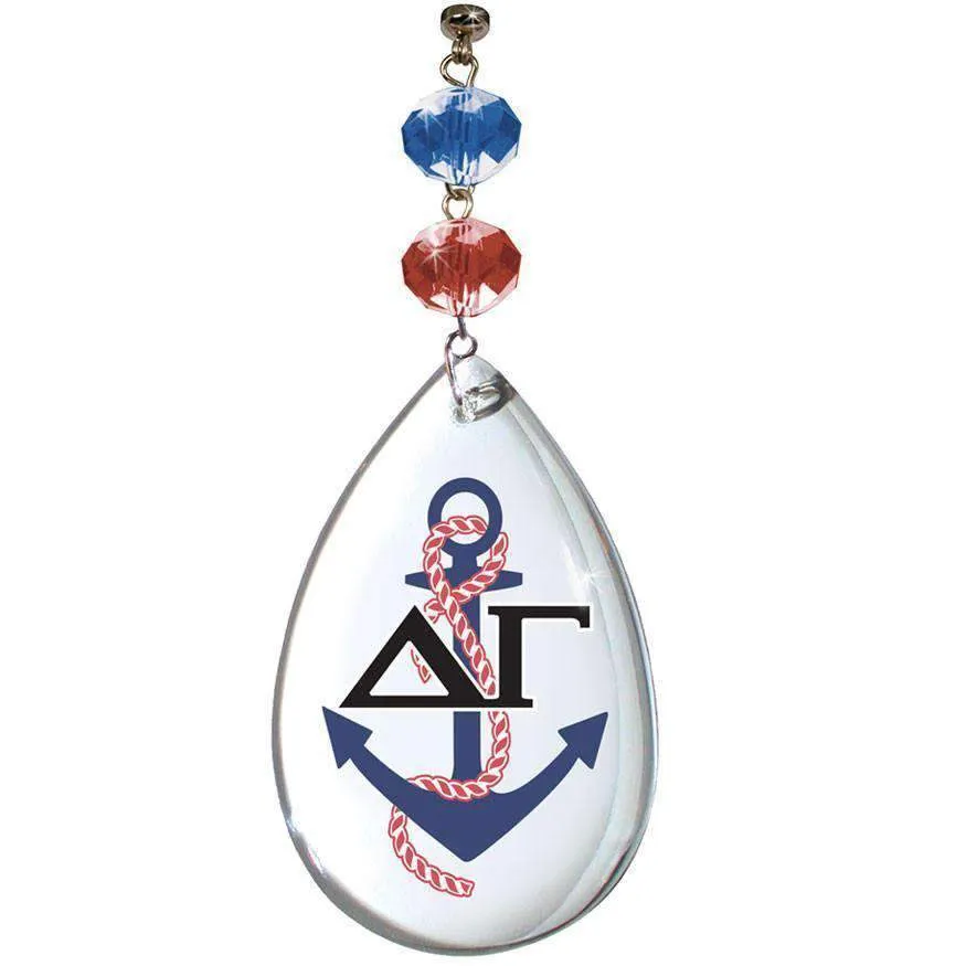 Logo Crystal - Badge- Delta Gamma (Set of 3) MAGNETIC ORNAMENT