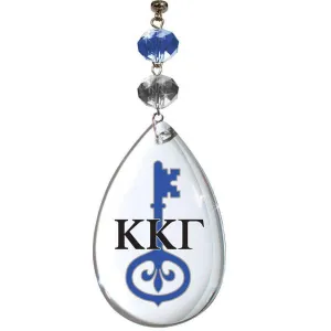 Logo Crystal - Badge - Kappa Kappa Gamma (Set of 3) MAGNETIC ORNAMENT