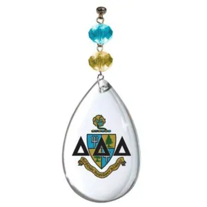 Logo Crystal - Crest- Delta Delta Delta (Set of 3) MAGNETIC ORNAMENT