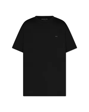Logo Embossed Cotton T-Shirt