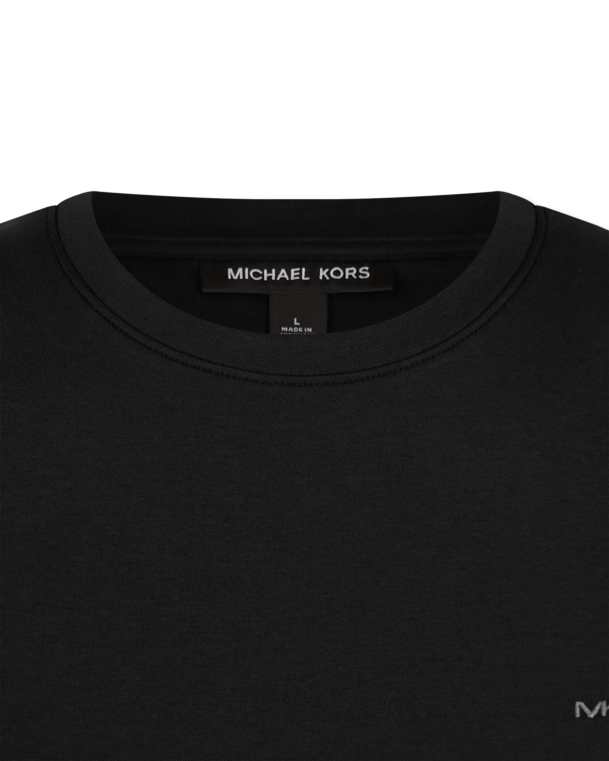 Logo Embossed Cotton T-Shirt