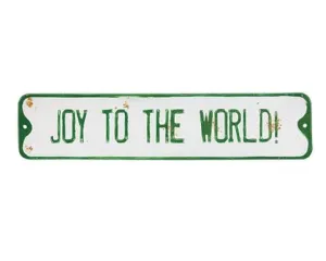 Long 'Joy to the World' Christmas sign