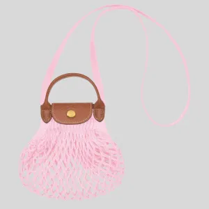 LONGCHAMP Le Pliage Filet XS Mesh Bag Pink RB-10139HVH