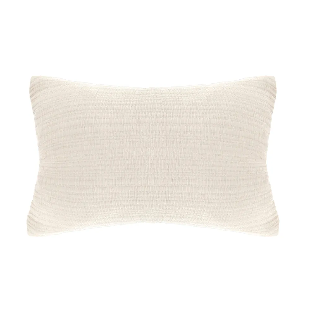 Lores Quilt Cover Set - Stone