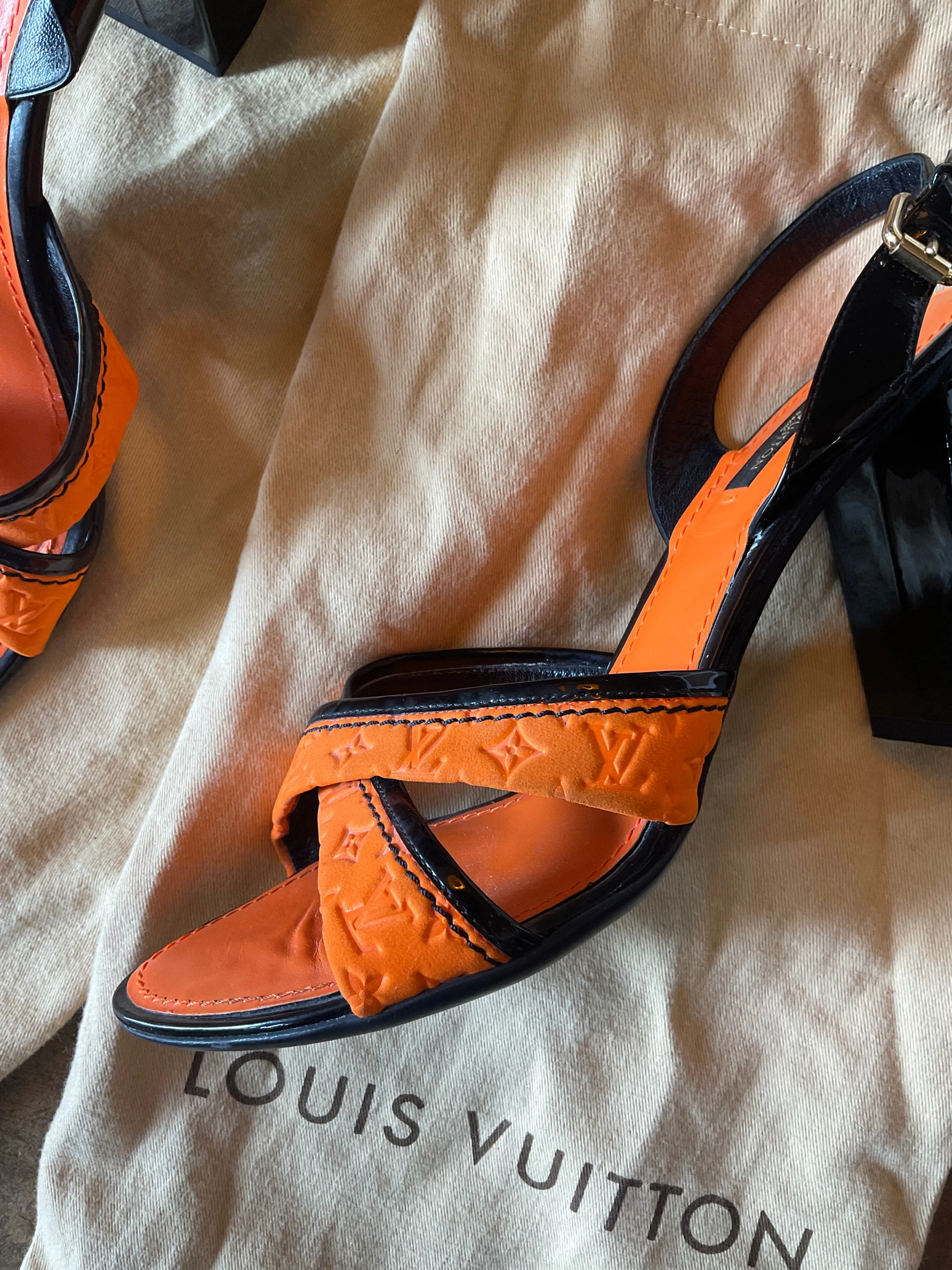 Louis Vuitton Logo Heels