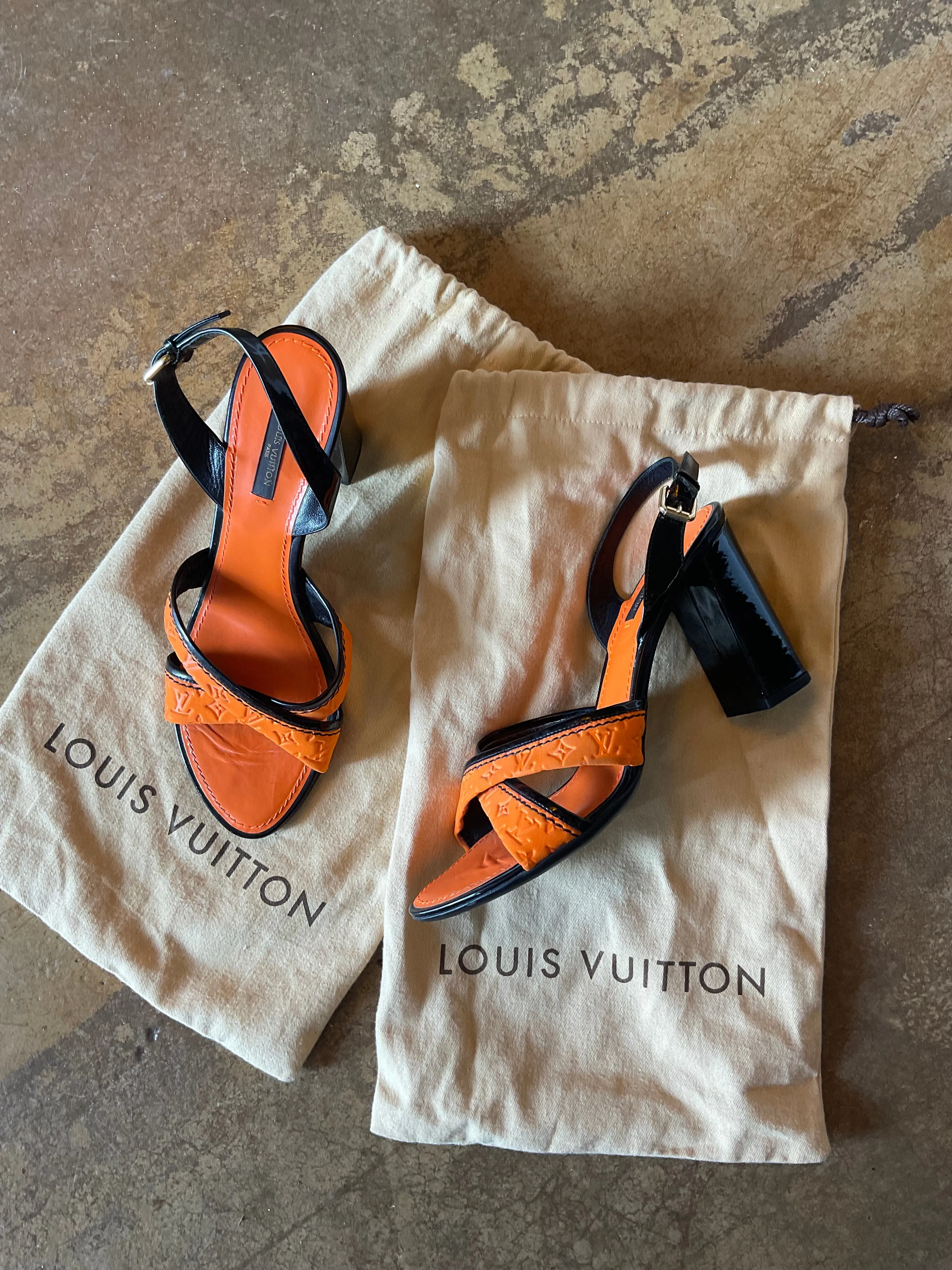 Louis Vuitton Logo Heels