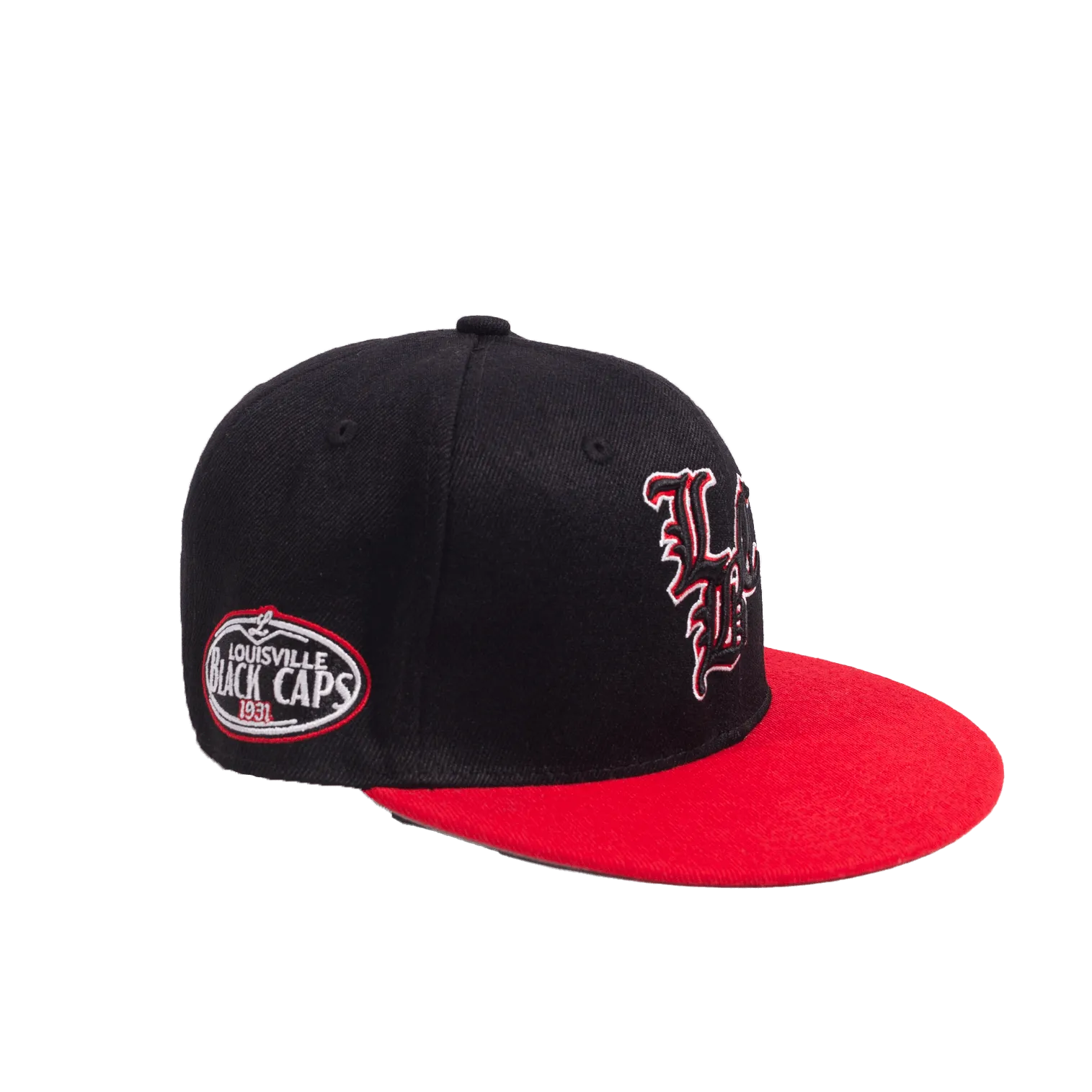 LOUISVILLE BLACK CAPS FITTED HAT