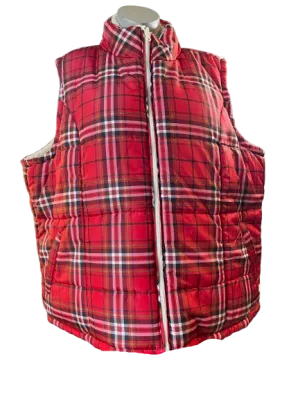 Love Ellen DeGeneres Reversible Plaid Vest