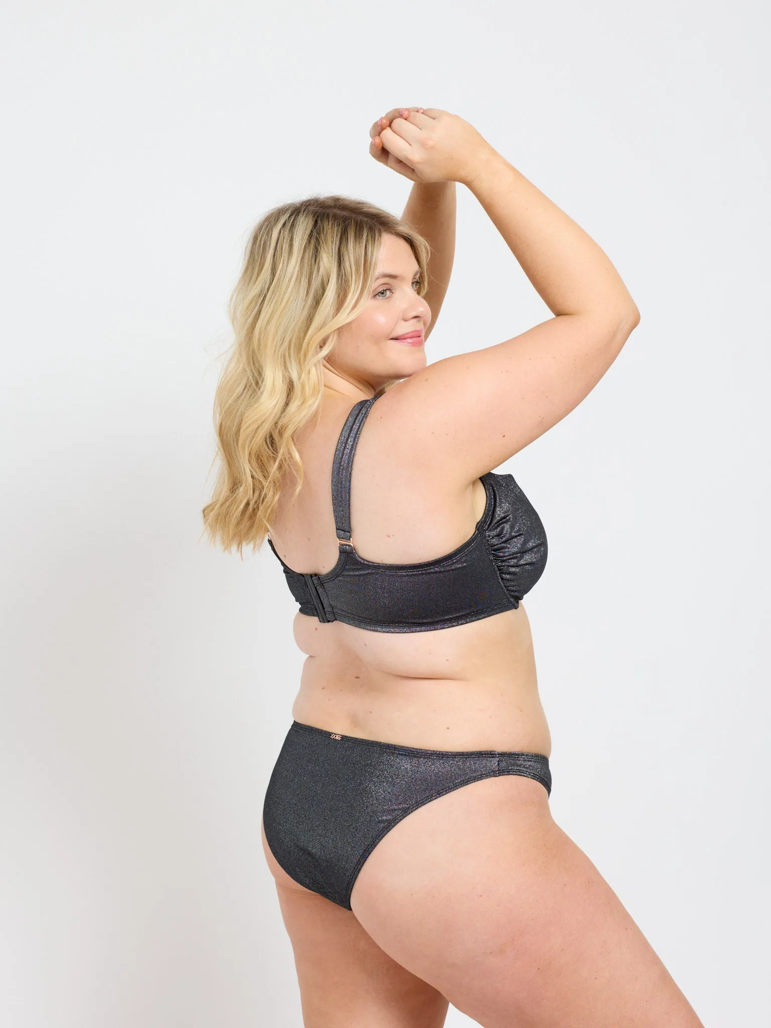 Lurex Balconette Underwired Bikini Top