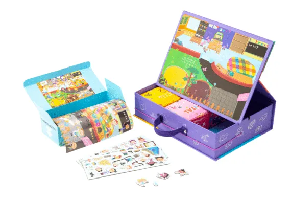 Magnetic Puzzle Play Kit - My Community