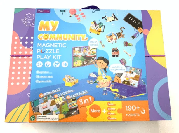 Magnetic Puzzle Play Kit - My Community