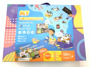Magnetic Puzzle Play Kit - My Community