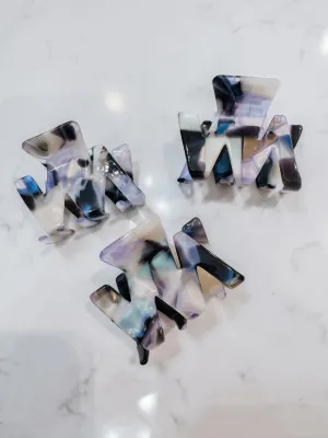 Marble Claw Clip