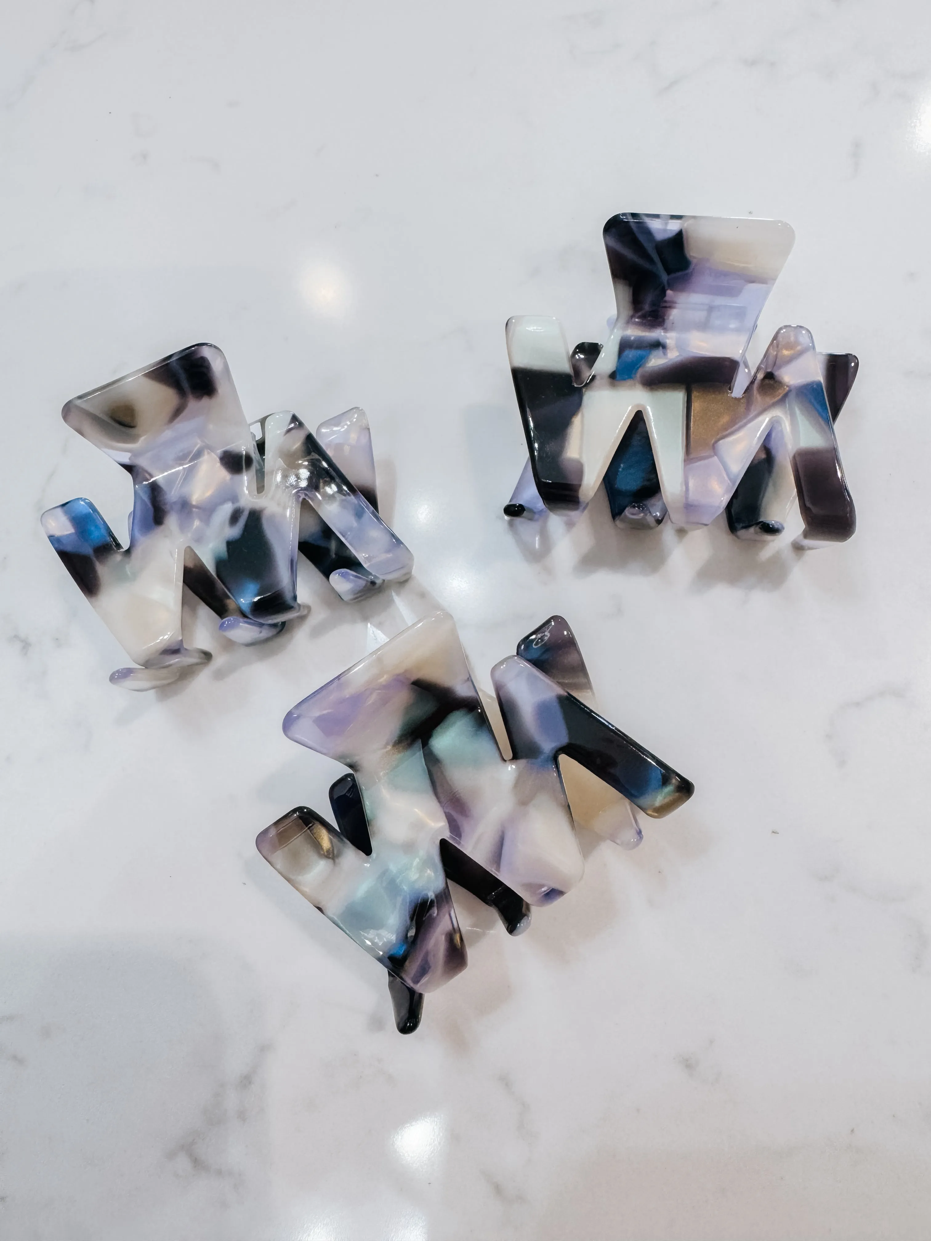 Marble Claw Clip