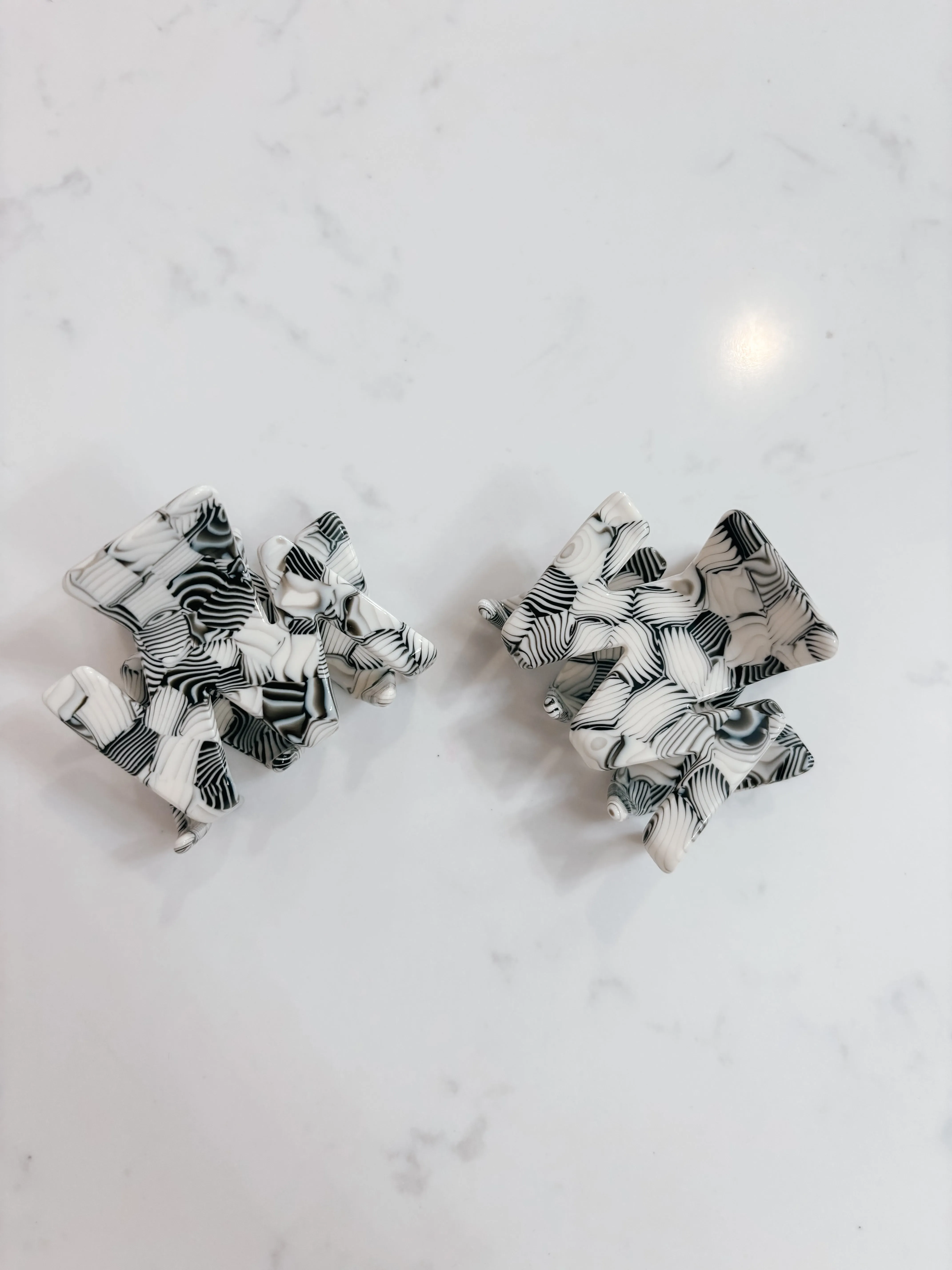 Marble Claw Clip